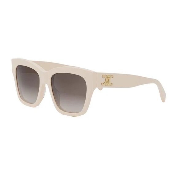NEW CELINE SUNGLASSES IVORY BROWN WOMEN EYEWEAR CELINE